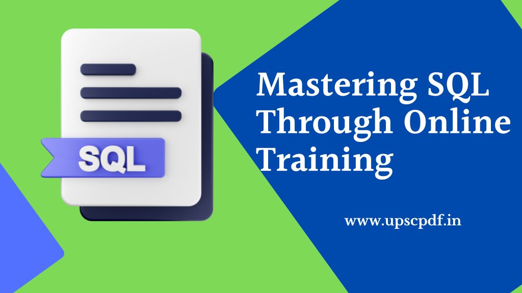 Mastering SQL Through Online Training
